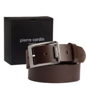 Pierre Cardin Kahve Deri Erkek Kemer PC-4100K6A (Kahve, 130 CM)