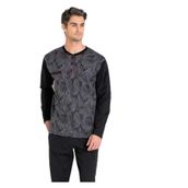 pierre cardin paris Pierre Cardin Pamuk Pijama Takımı, 2XL, THCL6VR11PC, Siyah, erkek