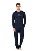 pierre cardin paris Pierre Cardin Pamuklu Pijama Takımı, XL, THCL1VR01PC, Lacivert, erkek