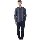 pierre cardin paris Pierre Cardin Penye Pijama Takım, L, PC6105PENT, Lacivert, erkek