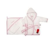 Pierre Cardin PC-15010 Pembe 0-1 Yaş Bornoz Seti