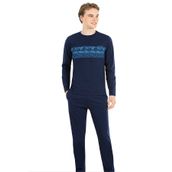 Pierre Cardin PCEP6034 Lacivert Uzun Kollu Erkek Pijama Takımı