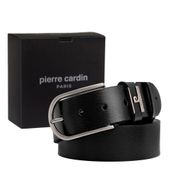 Pierre Cardin Siyah Deri Erkek Kemer PC-MDLS41 (Siyah, 110 CM)