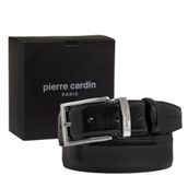 Pierre Cardin Siyah Rugan Deri Erkek Kemer PC-2209RR4S (Siyah Rugan, 115 CM)