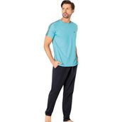 Pierre Cardin Y25 6085 Mavi Erkek Penye Pijama Takımı - S