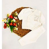 Pierre Cardin Yeni Doğan Bebek Hastane Çıkışı 2 Parça Beyaz - 6 - 9 Ay