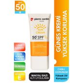 Pierre Cardin Yüz Tüm Vücut Yüksek UV Korumalı Koyu Leke Önleyici SPF50 50 ml Güneş Kremi