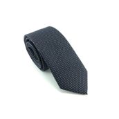 PİERRONİ Koyu Lacivert Beyaz Noktalı Slim Kravat