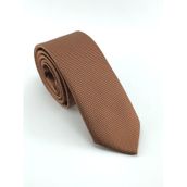 PİERRONİ Taba Oxford Desen Slim Kravat