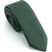 Pierroni Yeşil Oxford Desen Slim Kravat Microfiber Kumaş ile Şık ve Modern Tasarım