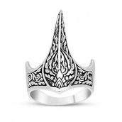 Pigado 925 Ayar Gümüş Özel Tasarım Okçu (Zihgir) Yüzüğü