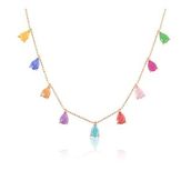 Pigado 925 Ayar Gümüş Renkli Kadın Şans Kolyesi