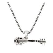 Pigado 925 Ayar Gümüş Saz Erkek Gümüş Kolye