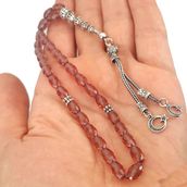 Pigado 925 Ayar Renk Değistiren Gümüş Püsküllü Zultanit Doğaltaş Tesbih