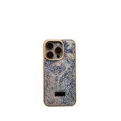 Piili iPhone 16 Pro Diamond Serisi Kahverengi Telefon Kılıfı