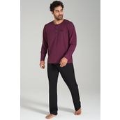 Pijadore 1687 Siyah Erkek Pijama Takımı
