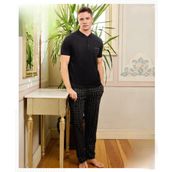 Pijamoni Erkek Düğme Yaka Kısa Kol Pijama Takımı 6850/12 - 1 Adet