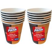 Piknik Kullan At Karton Bardak 8 Oz 6'lı 1484 2li Paket - Option-1 - 0 - Siyah