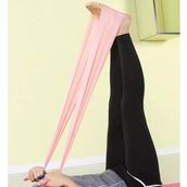 Pilates Bandı Jimnastik Plates Lastiği 90x15 Cm Egzersiz Aerobik Bant 1 Adet Pembe