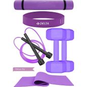 Pilates Seti - Tam Ekipman Ile Evde Fit Kalın Thm-0000010, One Size Beyaz - Pembe