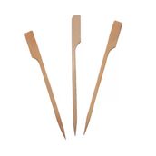 Pilelistore 25 cm 100 Adet Özel Ahşap Yassı Saplı Çöp Şiş Çubuğu