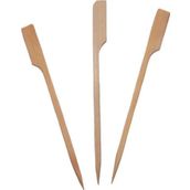 Pilelistore 9 cm 100 Adet Özel Ahşap Yassı Saplı Çöp Şiş Çubuğu