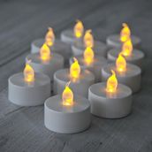 Pilli Led Tealight T-LİGHT MUM PİLLİ MUM LED IŞIK SICAK SARI RENK DEKORASYON SÜSLEME DÜĞÜN KINA ORGANİZASYON (6)