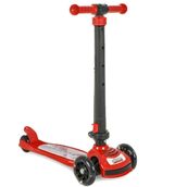 Pilsan 07811 3 Tekerlekli Katlanabilir Işıklı Power Kırmızı Scooter