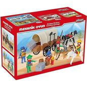 Pilsan Oyuncak 04 003 Mini Mekanik Seri 3 Kovboy Arabası