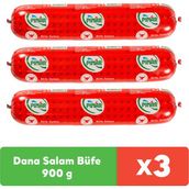Pınar Dana Salam Büfe 900 g x 3 adet - 900 gr