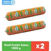Pınar Hindi Fıstıklı Salam 1000 g x 2 Adet - 1 kg