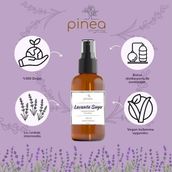 Pinea Lavanta Hidrosolu , Lavanta Suyu Doğal Ferahlatıcı Tonik , Doğal Sinek Kovucu ,saç ve Cilt Yatıştırıcı %100 Saf ve Doğal , 100 ml
