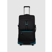 Piquadro BV6376C2O Siyah Çekçekli Kumaş Unisex Valiz