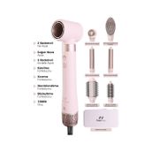 PiranTech KS-611 Airbreeze Pembe Saç Şekillendirme ve Kurutma Seti