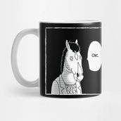 Pixxa Bojack Horseman One-Line Bojack Kupa Bardak