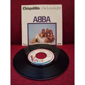 Plakperest Abba – Chiquitita / Lovelight - 1979 Fransa Basım 45 Lik Plak-Dönem Plak