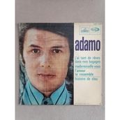 Plakperest Adamo - J’aı Tant De Reves Dans Mes BAGAGES-1968 Fransa Basım 45 Lik Ep(4 Parça Ihtiva Eder)