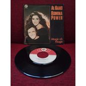 Plakperest Al Bano & Romina Power – Magic Oh Magic - 1985 Belçika Basım 45 Lik Plak-Dönem Plak