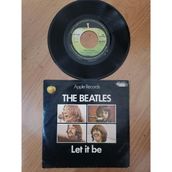 Plakperest Beatles - Let It Be - 1970 Japonya Basım 45 Lik Plak