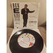 Plakperest Ben E. Kıng - Save The Last Dance For Me - 1987 Japonya Basım 45LIK Plak Dönem Plak