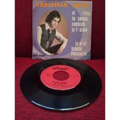 Plakperest Christian Adam – Si Tu Savais Combien Je T’aime - 1973 Belçika Basım 45 Lik Plak-Dönem Plak