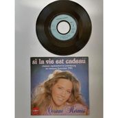 Plakperest Corınne Hermes - Sı La Vıe Est Cadeau - 1983 Fransa Basım 45 Lik Plak - 1983 Eurovısıon 1. Si