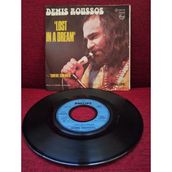 Plakperest Demis Roussos – Someday, Somewhere - 1973 Fransa Basım 45 Lik Plak-Dönem Plak