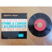 Plakperest Edith Piaf - La Vie En Rose / Hymne A L’amour /l’accordéoniste 1967 Fransa Basım 4 Parçalık Ep Plak