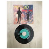 Plakperest Edıth Pıaf- Mılord/ Je Saıs Comment - 1959 Fransa Basım 45’lik Plak
