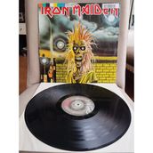Plakperest Iron Maiden – Iron Maiden - 1980 Hollanda Basım Lp Plak Albüm-2.el