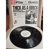 Plakperest Jethro Tull – Thick As A Brick - 1972 Almanya Basım Lp Plak Albüm - Gazetesiz Zarf Kapak