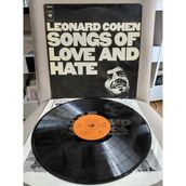 Plakperest Leonard Cohen – Songs Of Love And Hate - 1971 Hollanda Basım - 33LÜK Lp Plak Albüm-2.el