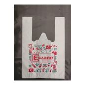 plastex Bio Eczane Poşeti Naylon Atlet Küçük Boy 22X33 cm 1 Kg'lık Paket