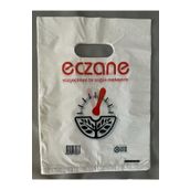 PLASTEX Eczane Poşeti Recaycle El Geçme Büyük Boy 22 X 32 Cm - 1 Kg'lık Paket